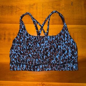 Lululemon Athletica Blue and Brown Sports Bra